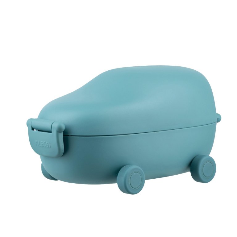 Alessi Food à porter snack box lichtblauw