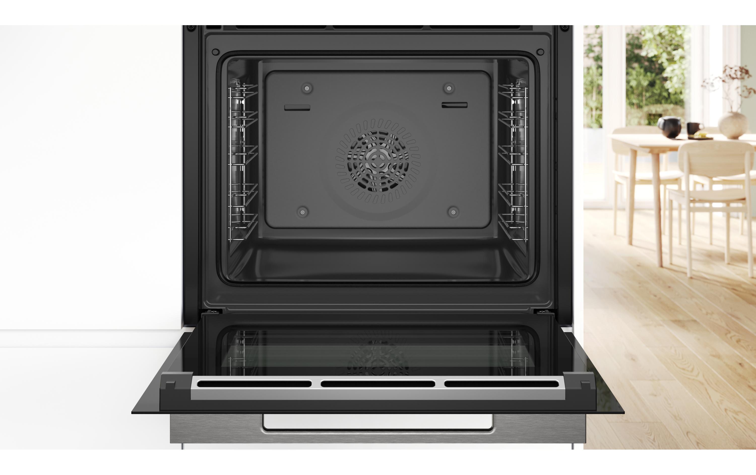 Einbaubackofen HBG7341B1 Schwarz A+<br>Backofen für den Einbau