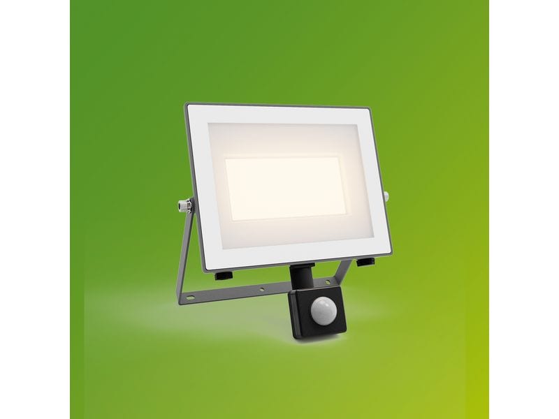 Philips Lois Flutlcht UE 24W 3000 K IR IP65 anthrazit 24 W Hocheffizienter Scheinwerfer mit Bewegungssensor