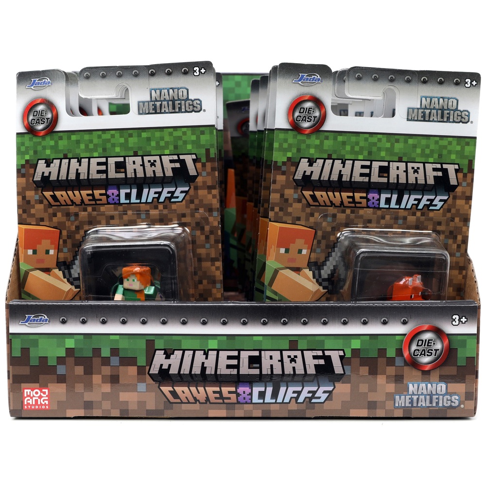 Minecraft: Caves & Cliffs – Sortiment an einzelnen Diecast-Figuren