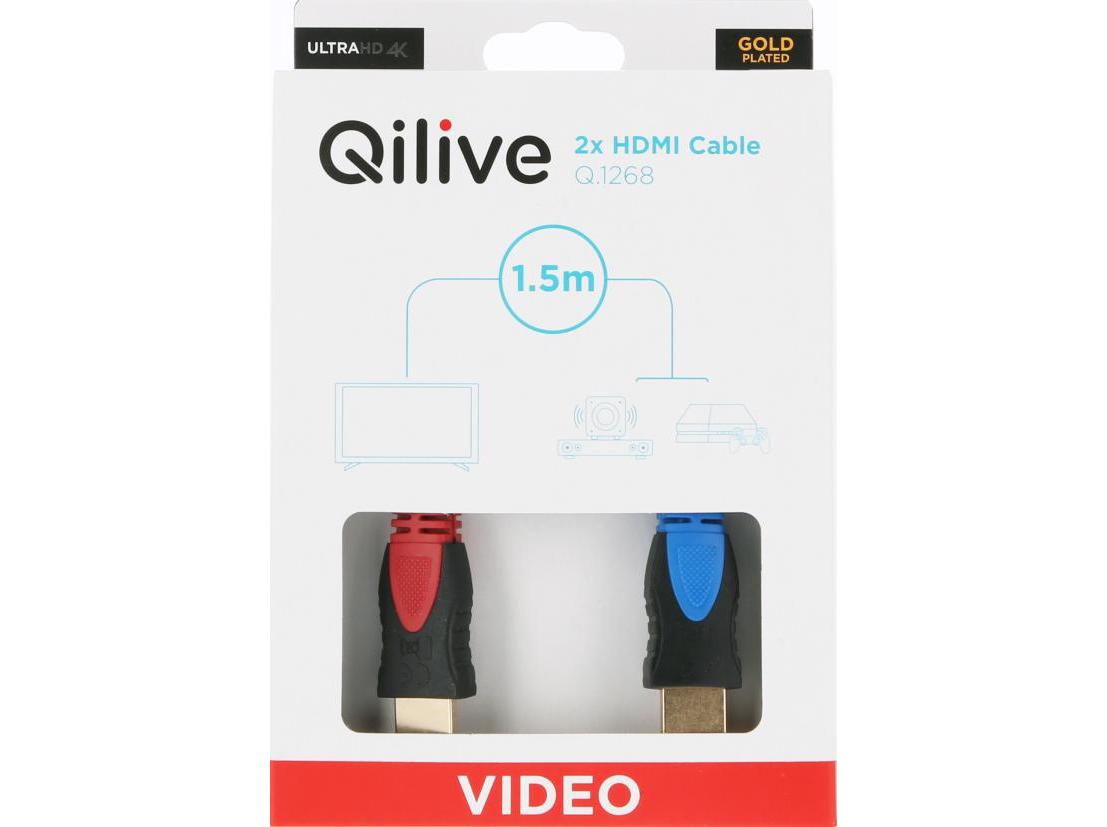 CABO HDMI M-M QILIVE Q.1268 G4217903 PACK 2UN