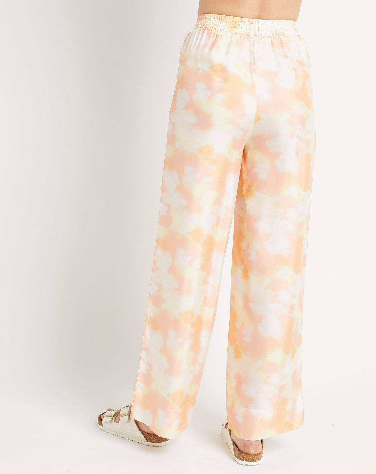 Galeries Lafayette Pantalon Porto imprimé multicolore