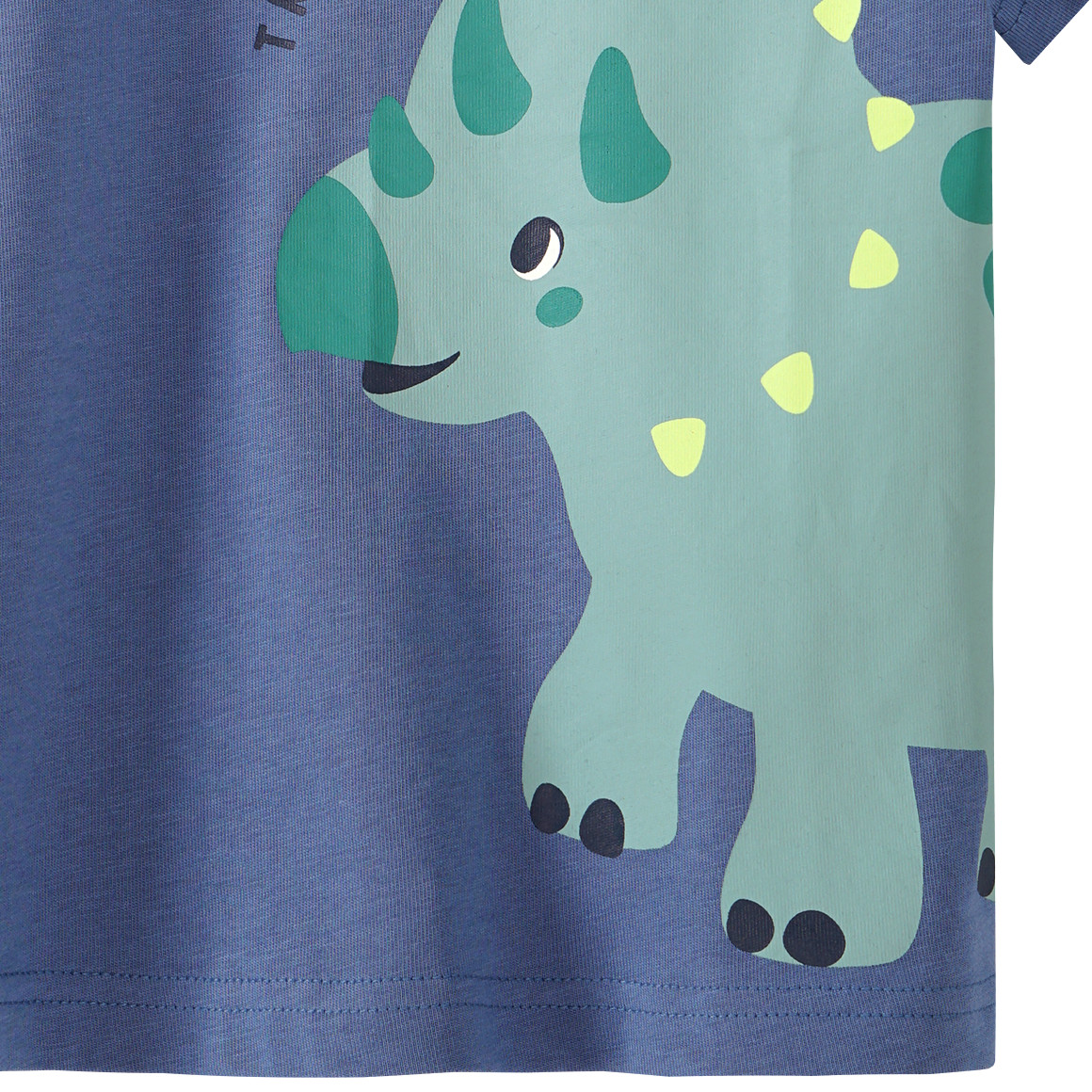 Topomini Baby T-Shirt mit Dino-Print blau
