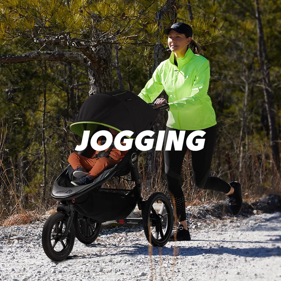 baby jogger Kombi-Kinderwagen Summit X3 Midnight Black inklusive Babywanne Deluxe 2 und Wetterschutz