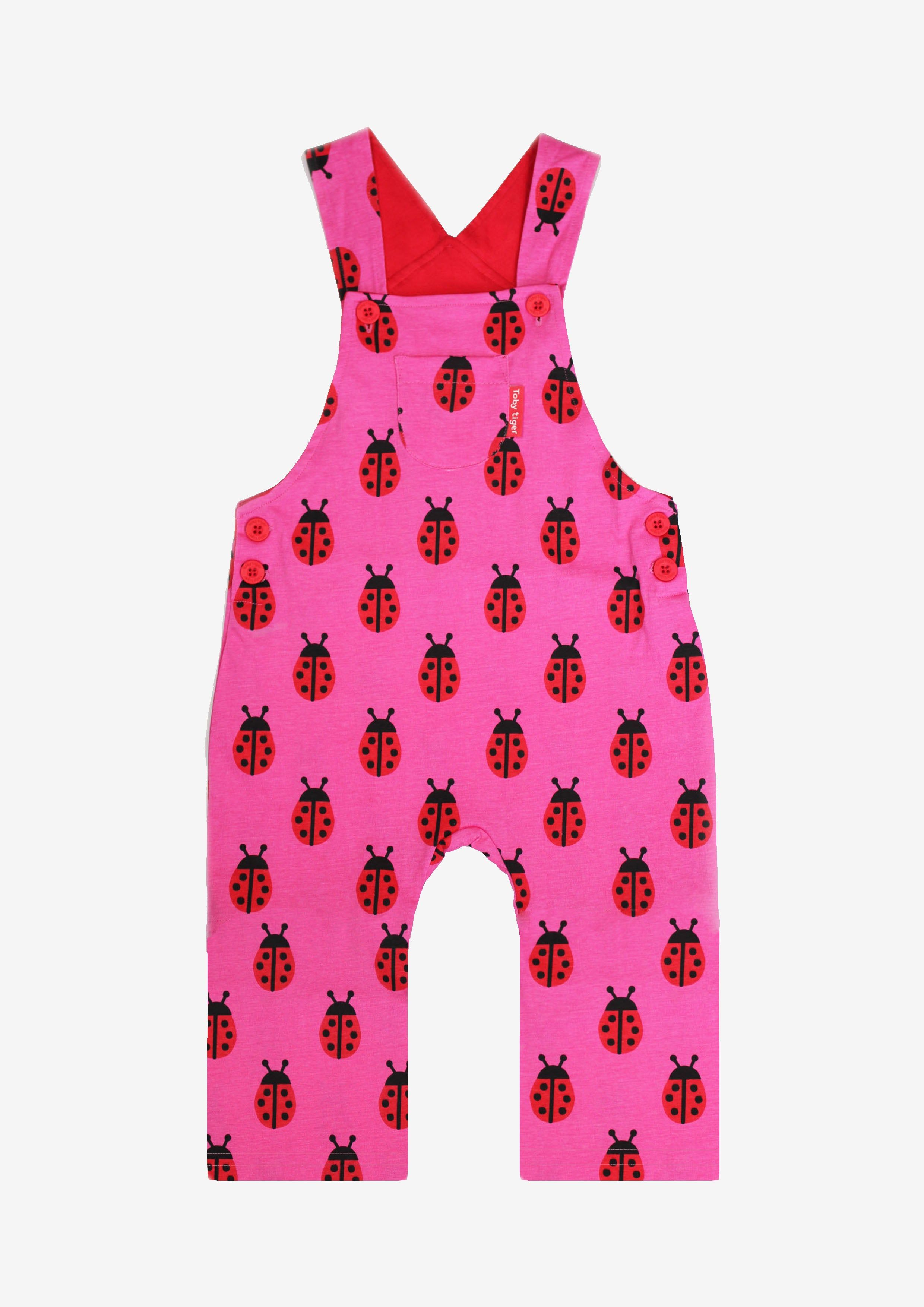 Toby Tiger Latzhose mit Marienkäferprint