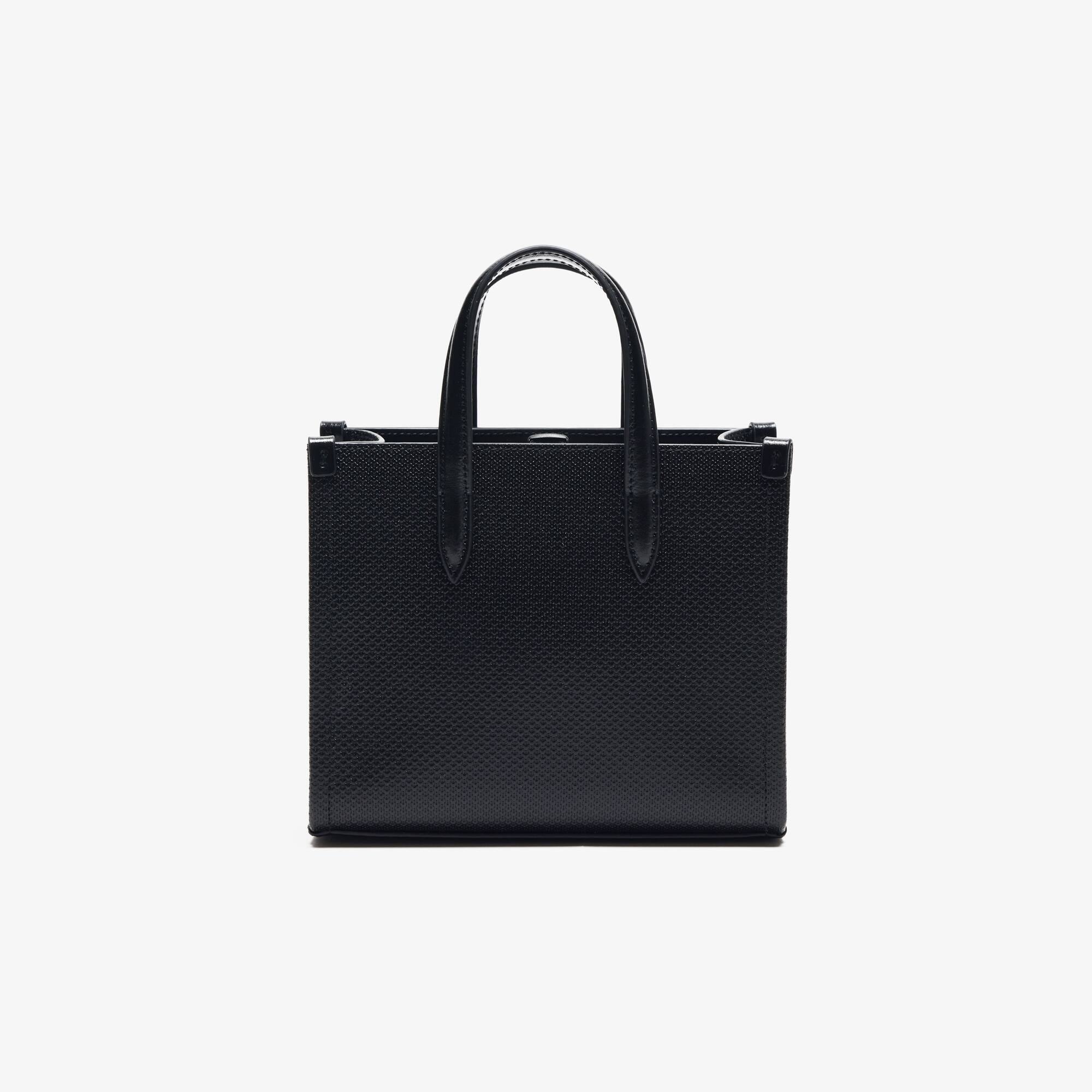 Mini Tote-Bag CHANTACO aus Leder Crossbody Taschen - Schwarz - Lacoste - Damen