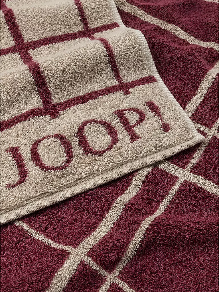 JOOP Handtuch SELECT LAYER 50x100cm Rouge dunkelrot