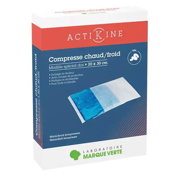 Compressa quente/fria Actikiné da marca Green, 20x30cm