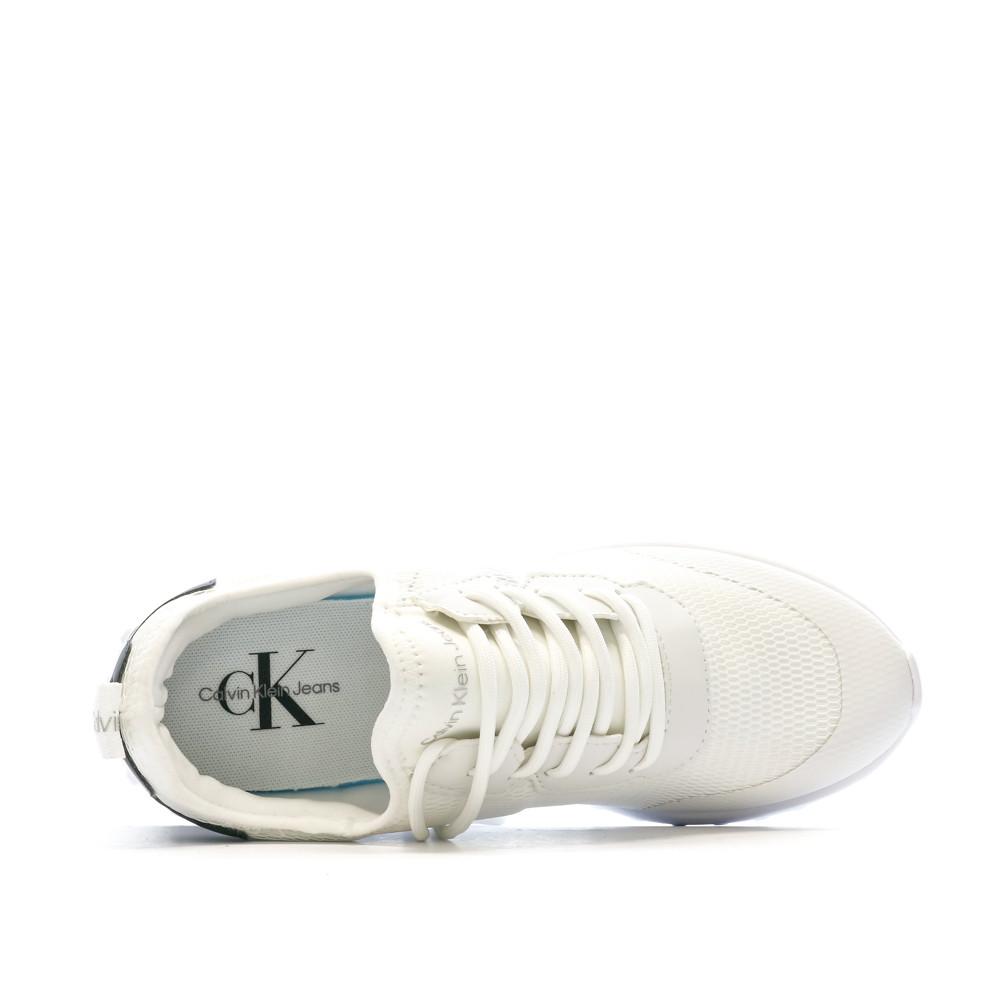 Calvin Klein Jeans Baskets Blanc Femme Calvin Klein Jeans Sporty Runner Eva