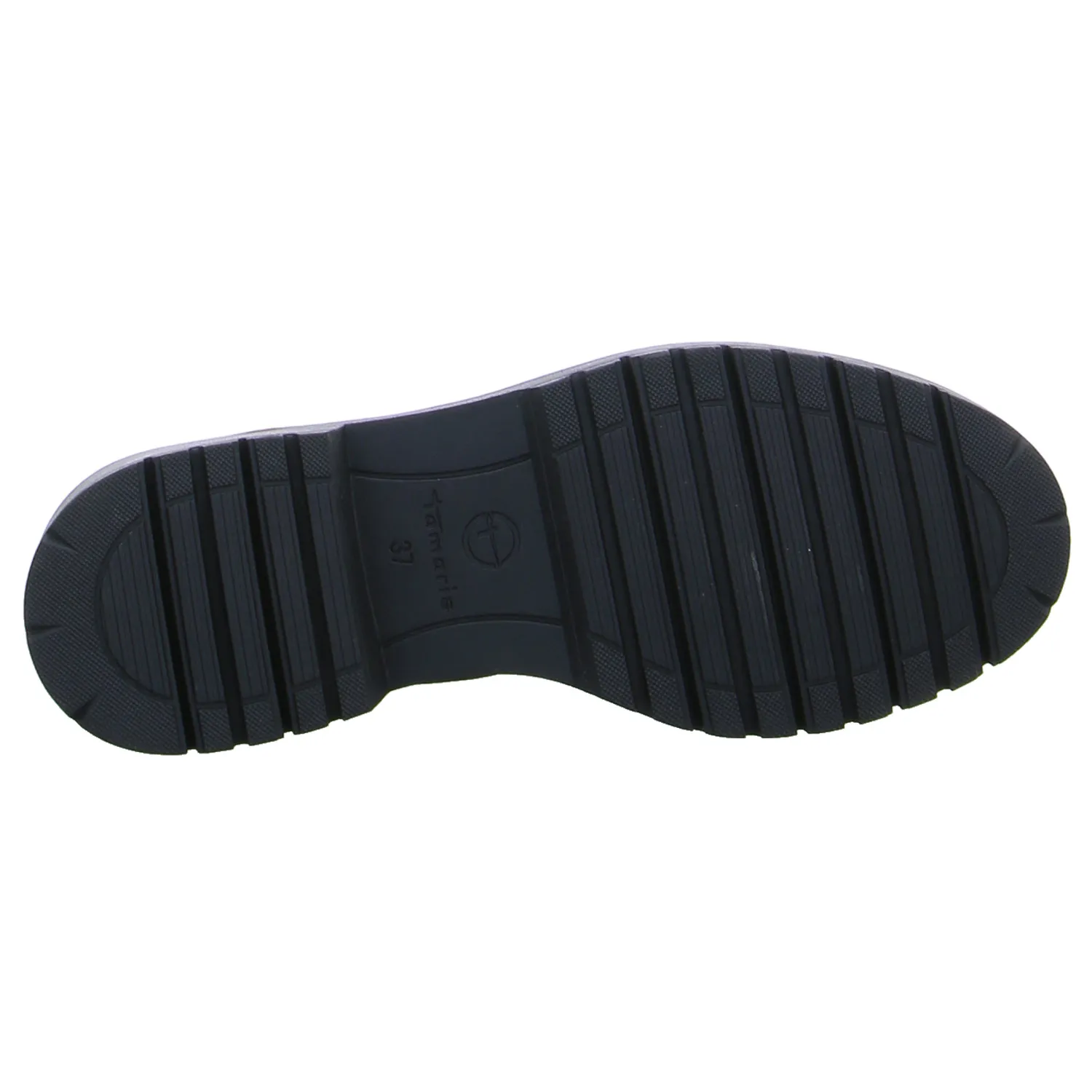 TAMARIS Slipper Navy Leder