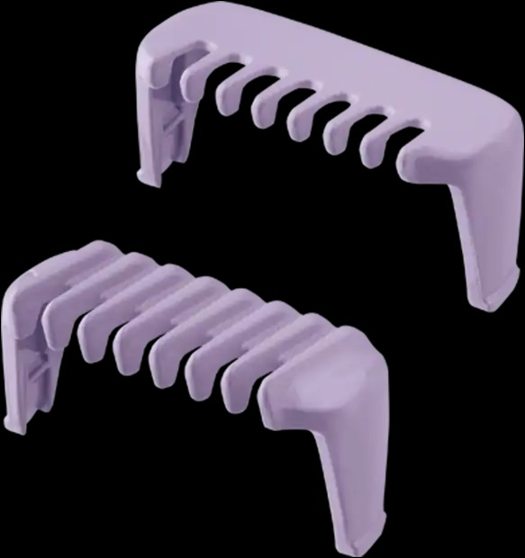 BKT4000 Smooth & Silky Bikini Trimmer Haarentfernung Elektrischer Rasierer (42055560100) - Weiss / Lila