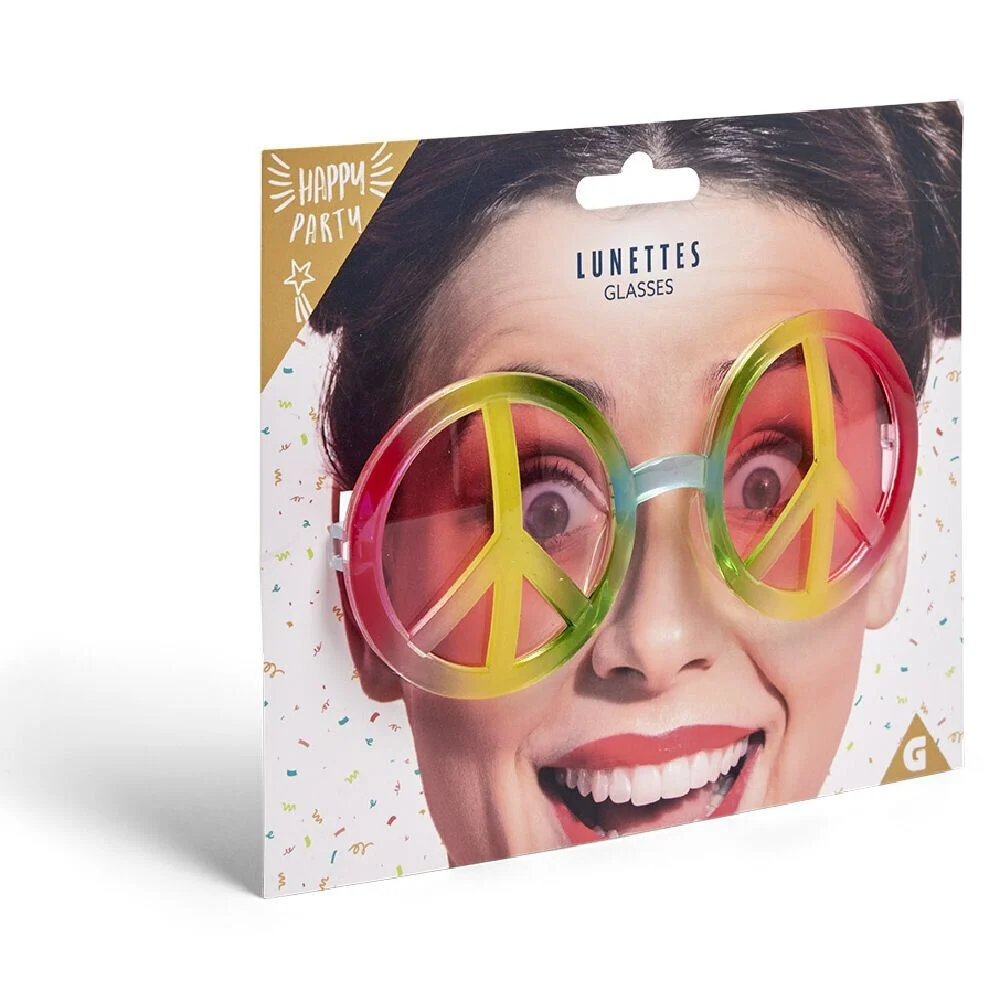 Paire de lunettes rondes Hippie
