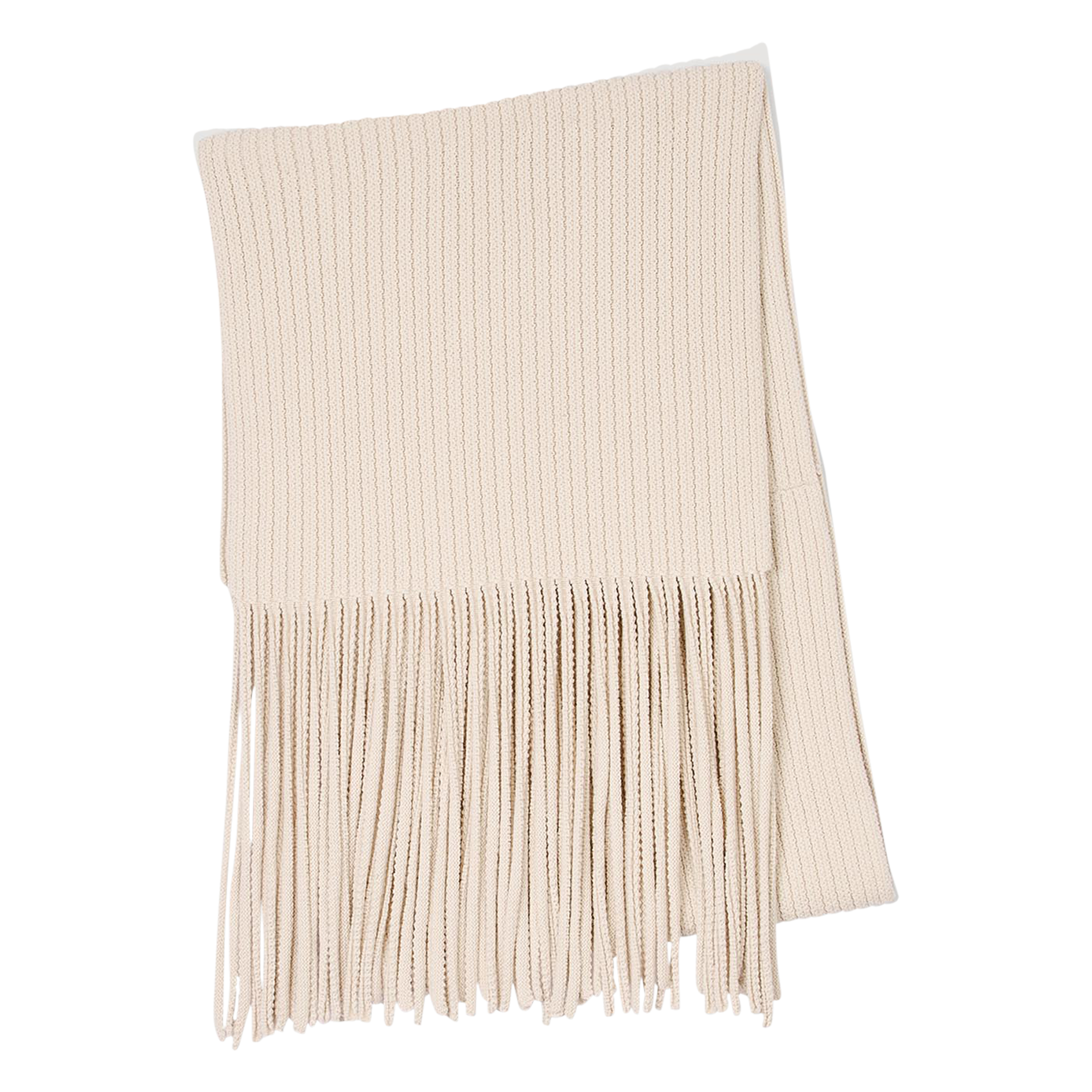 Echarpe en laine mélangée | Blanc