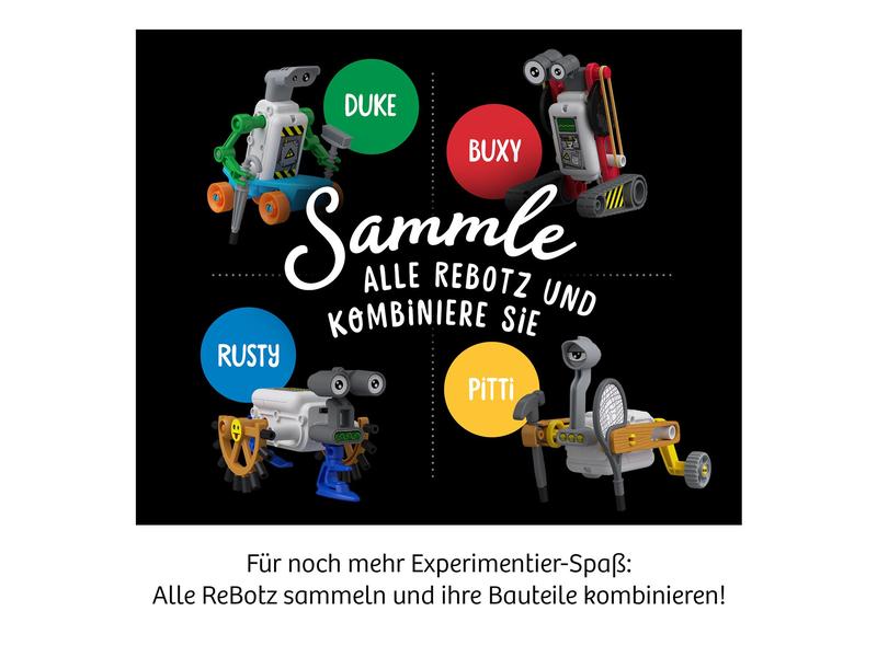 Kosmos Experimentierkasten ReBotz: Duke der Skating-Bot Die Robo-Gang zum Sammeln und Kombinieren