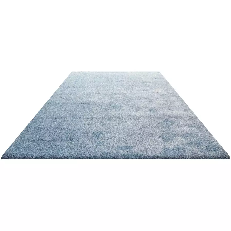 Homie Living Hochflorteppich Sienna blau grau