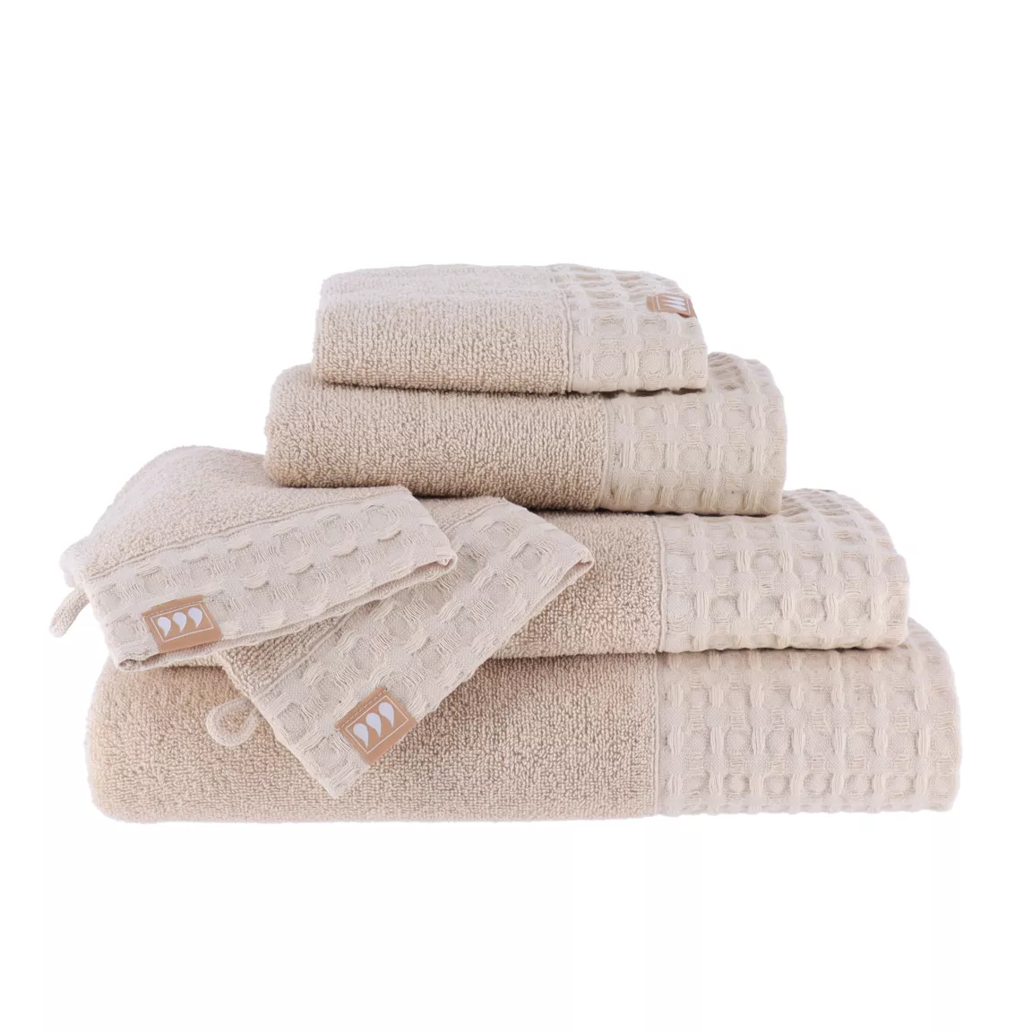 Serviette de bain coton (50 x 90 cm) Season Color Beige