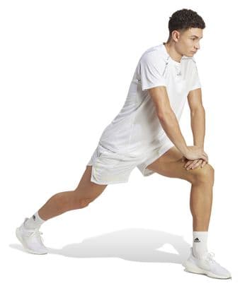 Maillot manches courtes adidas running Confident Run Blanc
