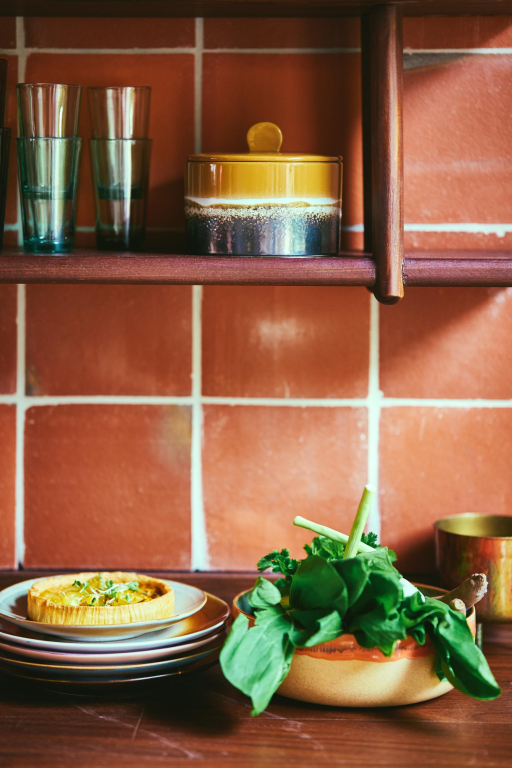 HKliving 70's Ceramic Salade schaal shore