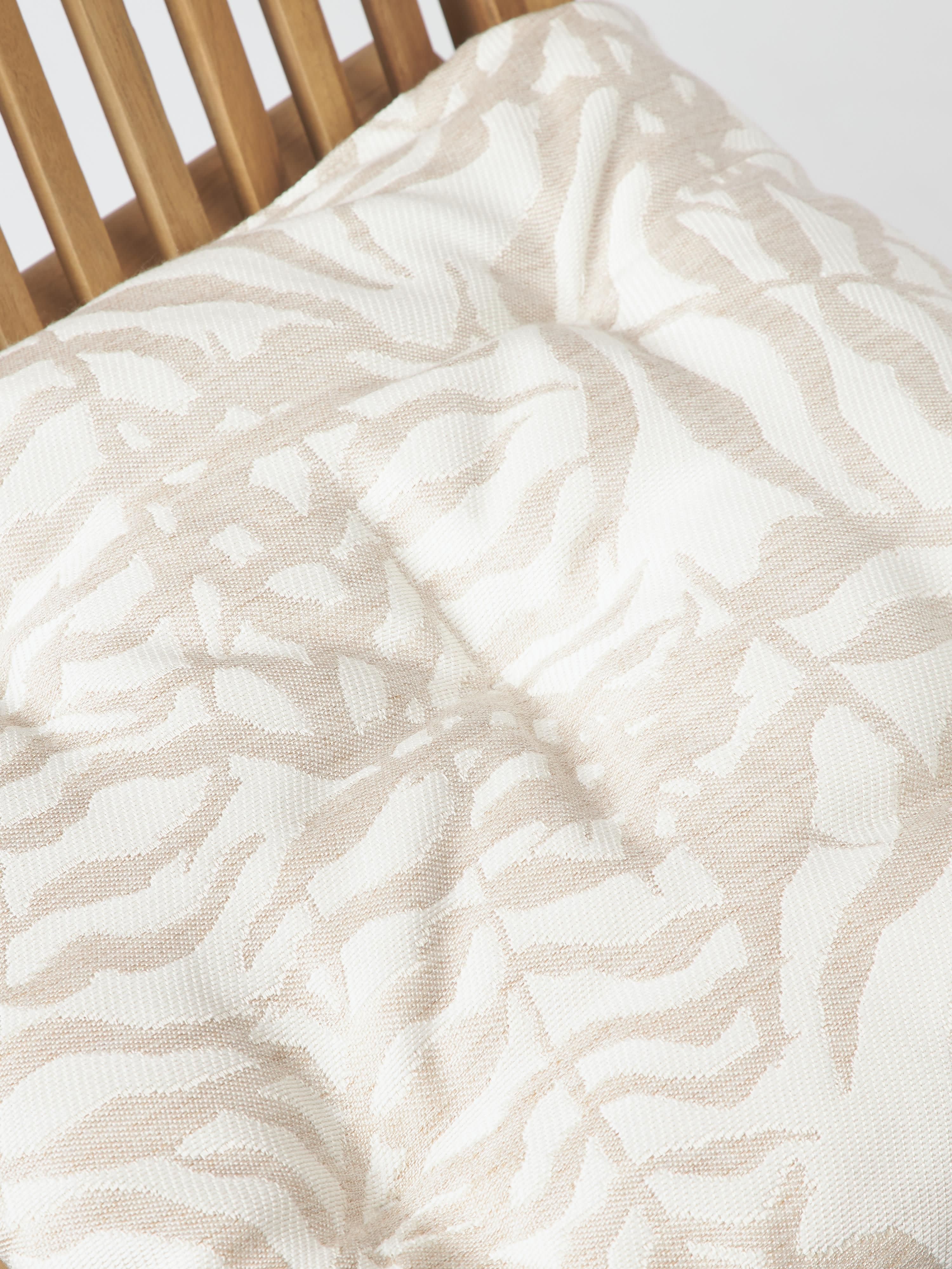 Outdoor stoelkussen Ortun met jacquard patroon