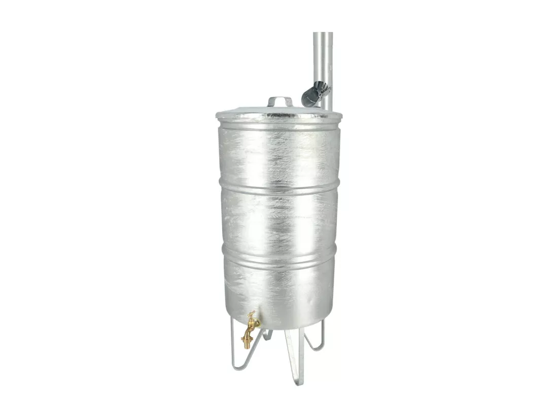 Récupérateur d'eau de pluie en zinc (Lot de 3)