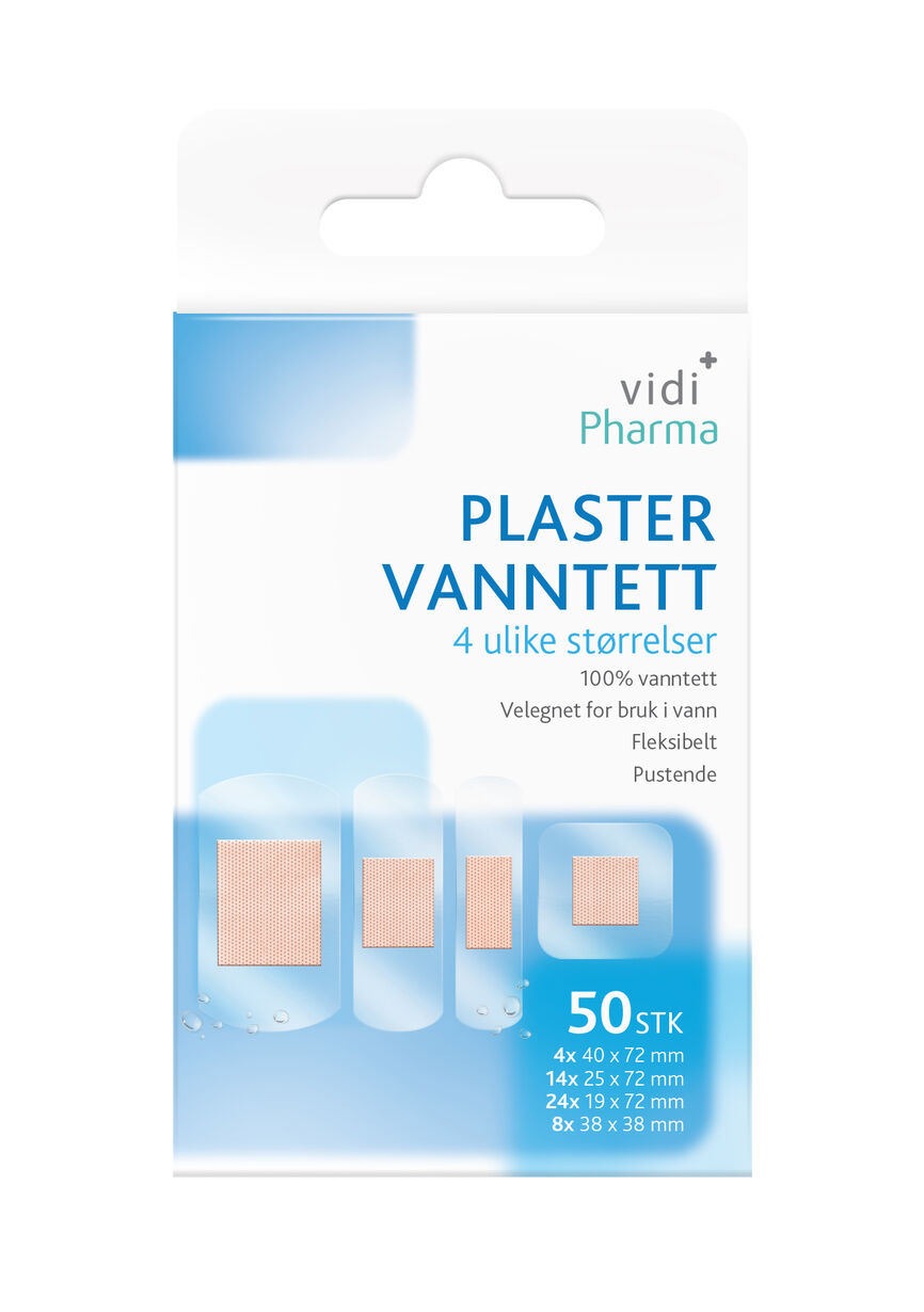 Vidi Pharma plaster vanntett mix 50 stk