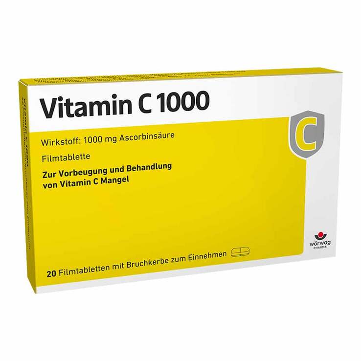 Vitamin C 1000 mg Tabletten, 20 St