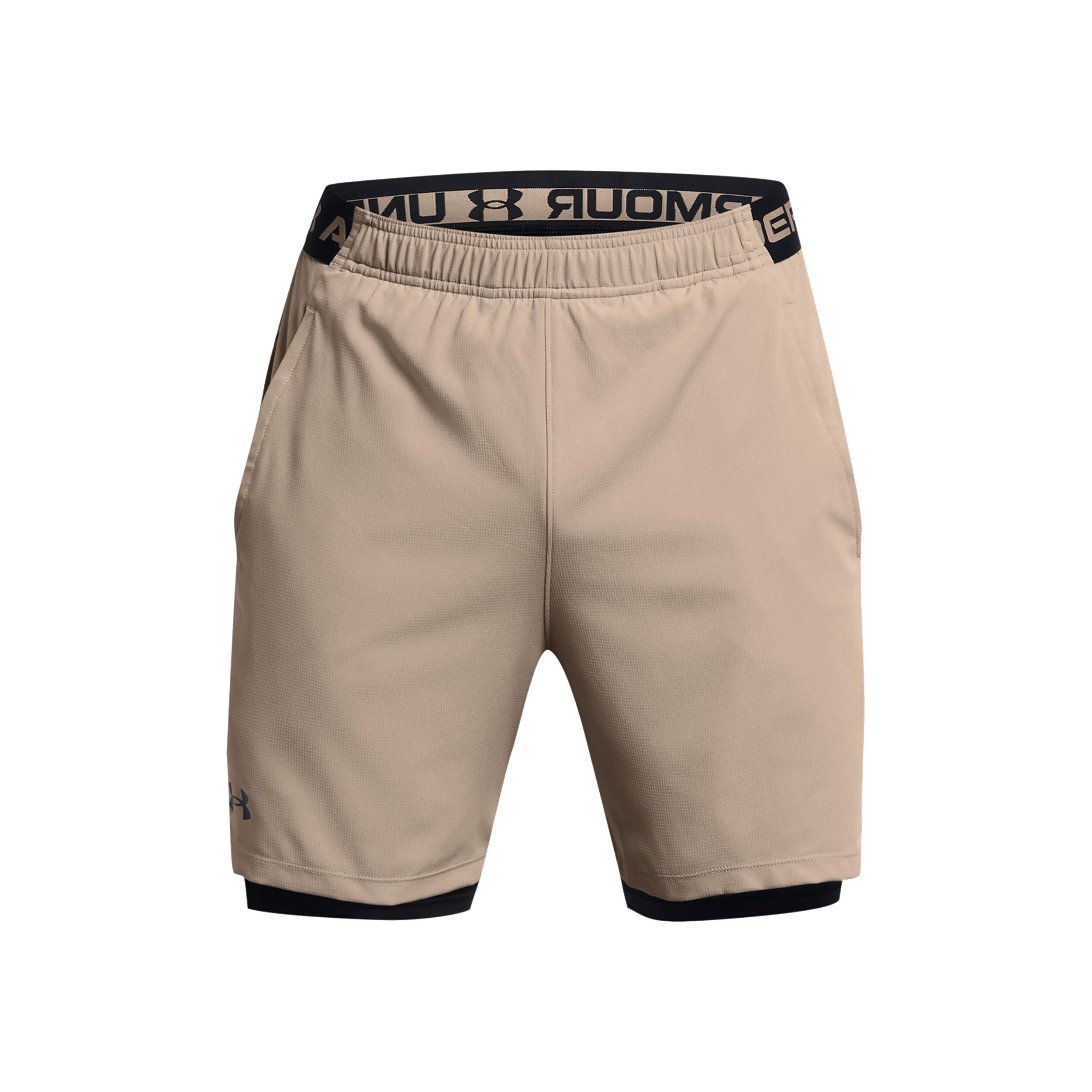 Under Armour Vanish Woven 2in1 Shorts Hommes - Beige , Noir