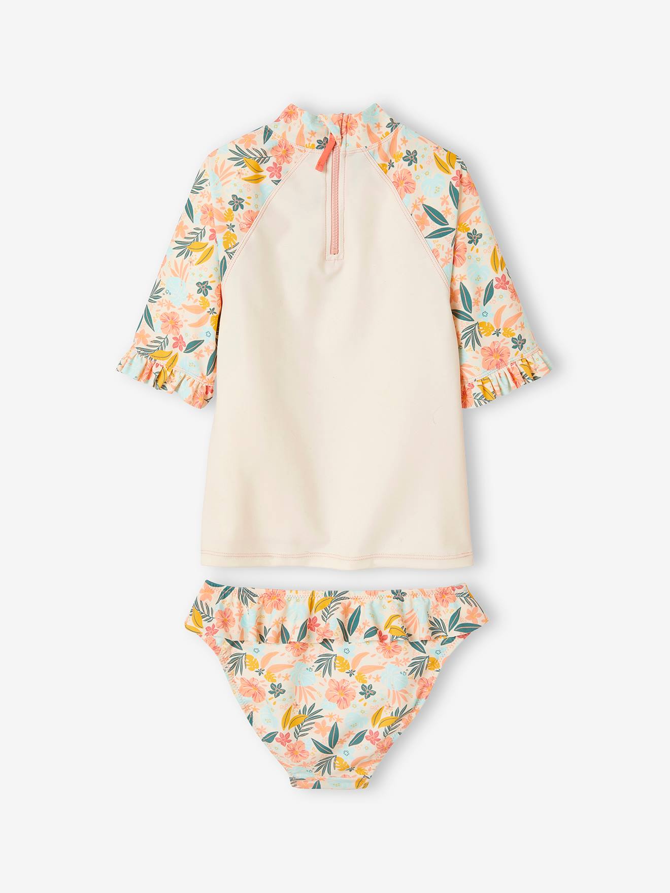 Conjunto de banho anti-UV para meninas