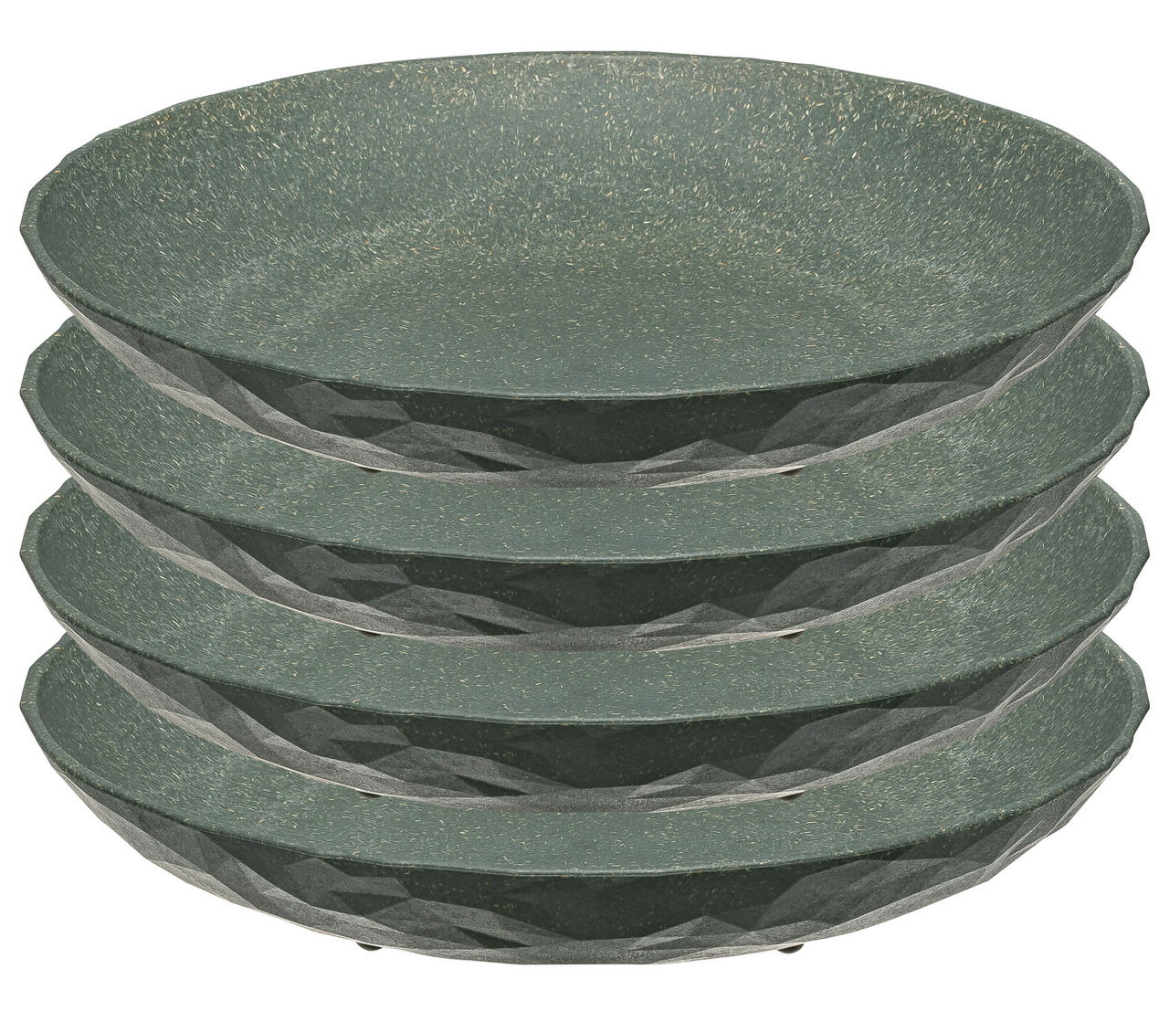 Koziol Tiefer Teller 4er-Set CLUB PLATE M