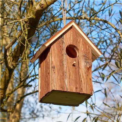 Nichoir à oiseaux en bois