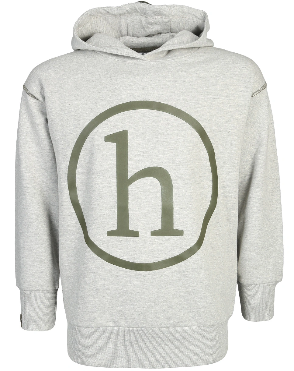 Kapuzen-Sweatshirt SAYMON in soft grey melange