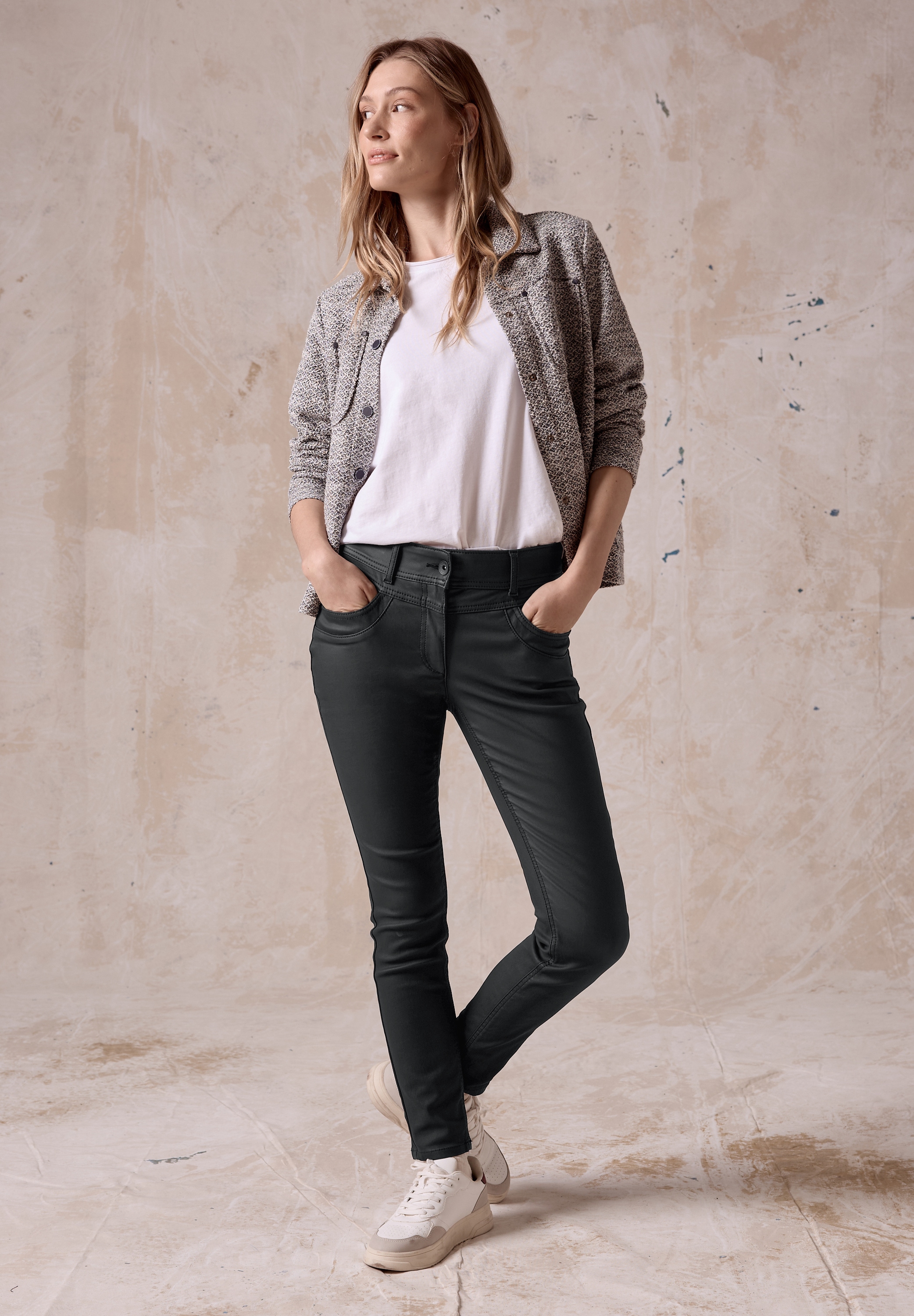 Cecil Lederimitathose »SCARLETT«  im Five-Pocket Style