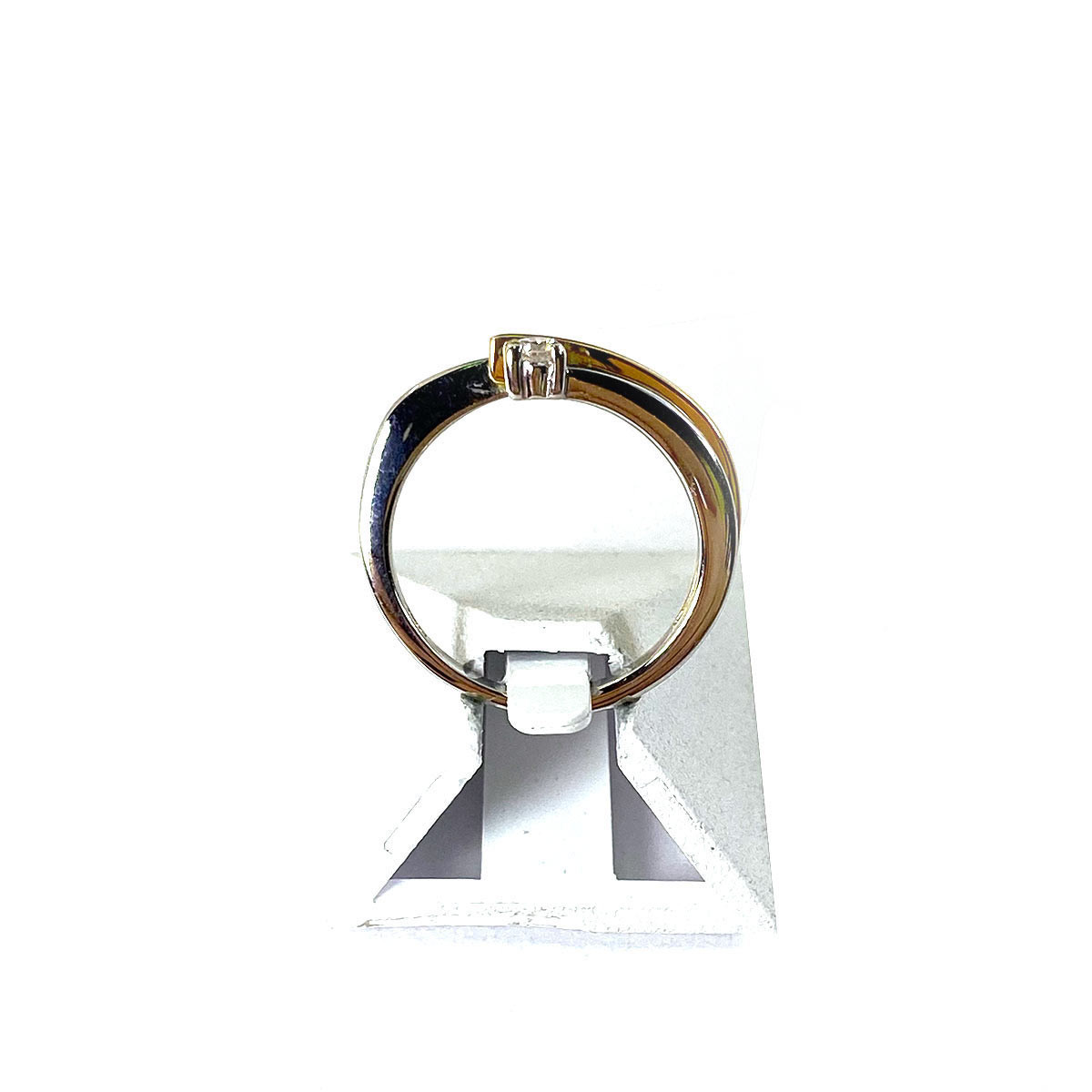 Bague d'occasion 2 ors 750 diamant