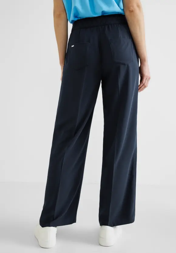 Loose Fit Hose mit Stretch - deep blue