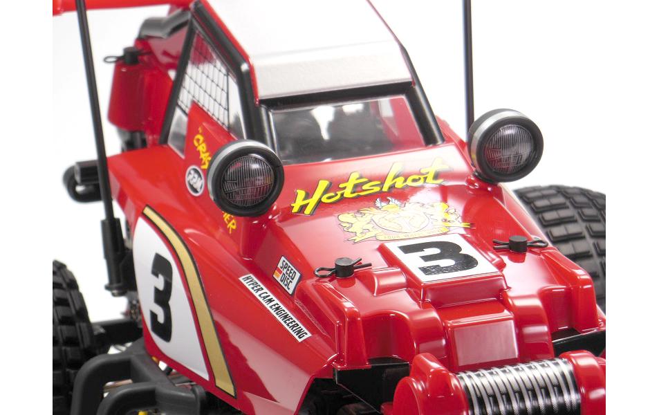 Buggy Comical Hotshot GF-01CB 4WD, Bausatz, 1:10<br>Verkürzter Hotshot Buggy mit übergrossen Rädern