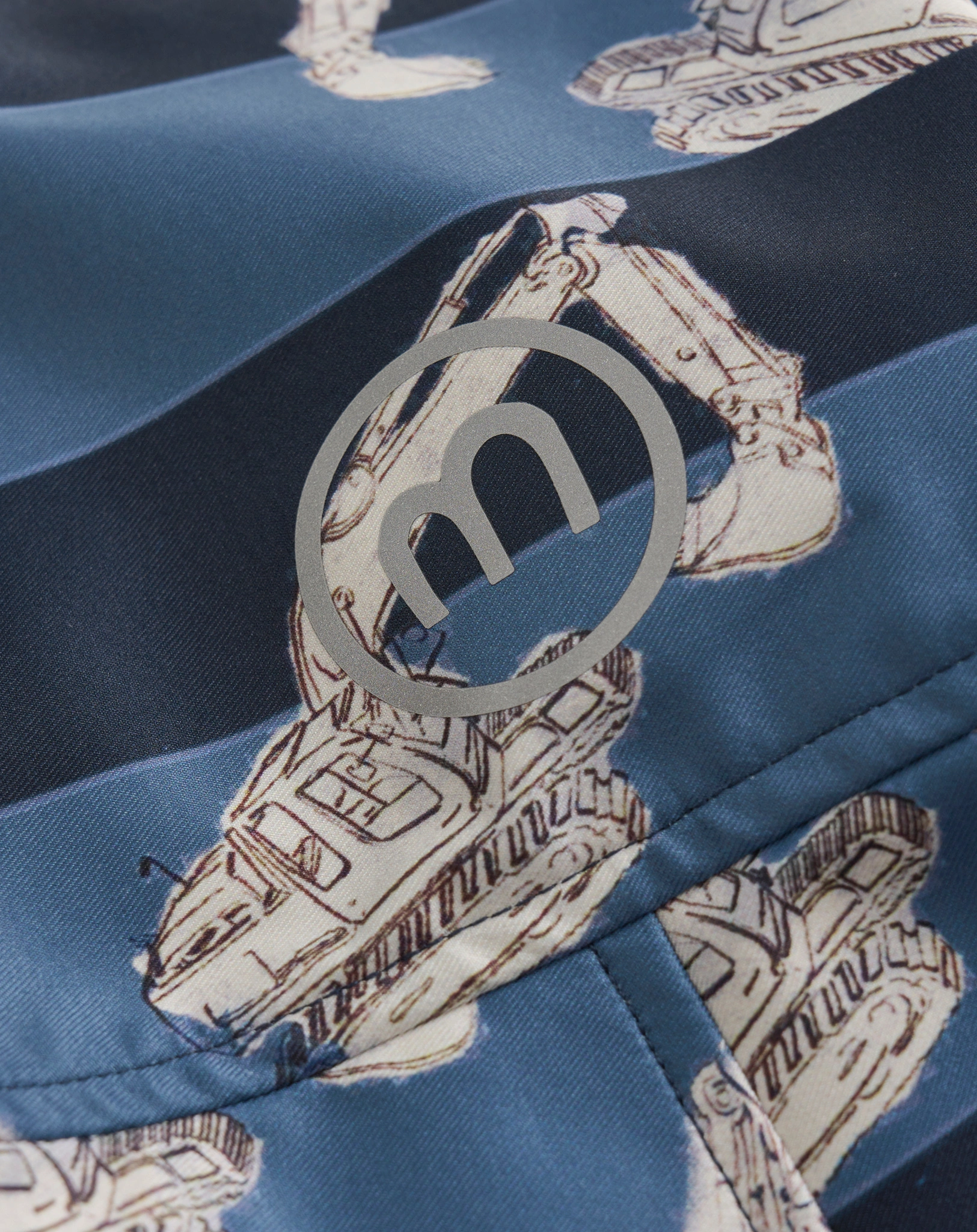 Softshelloverall BAGGER AOP in blue nights