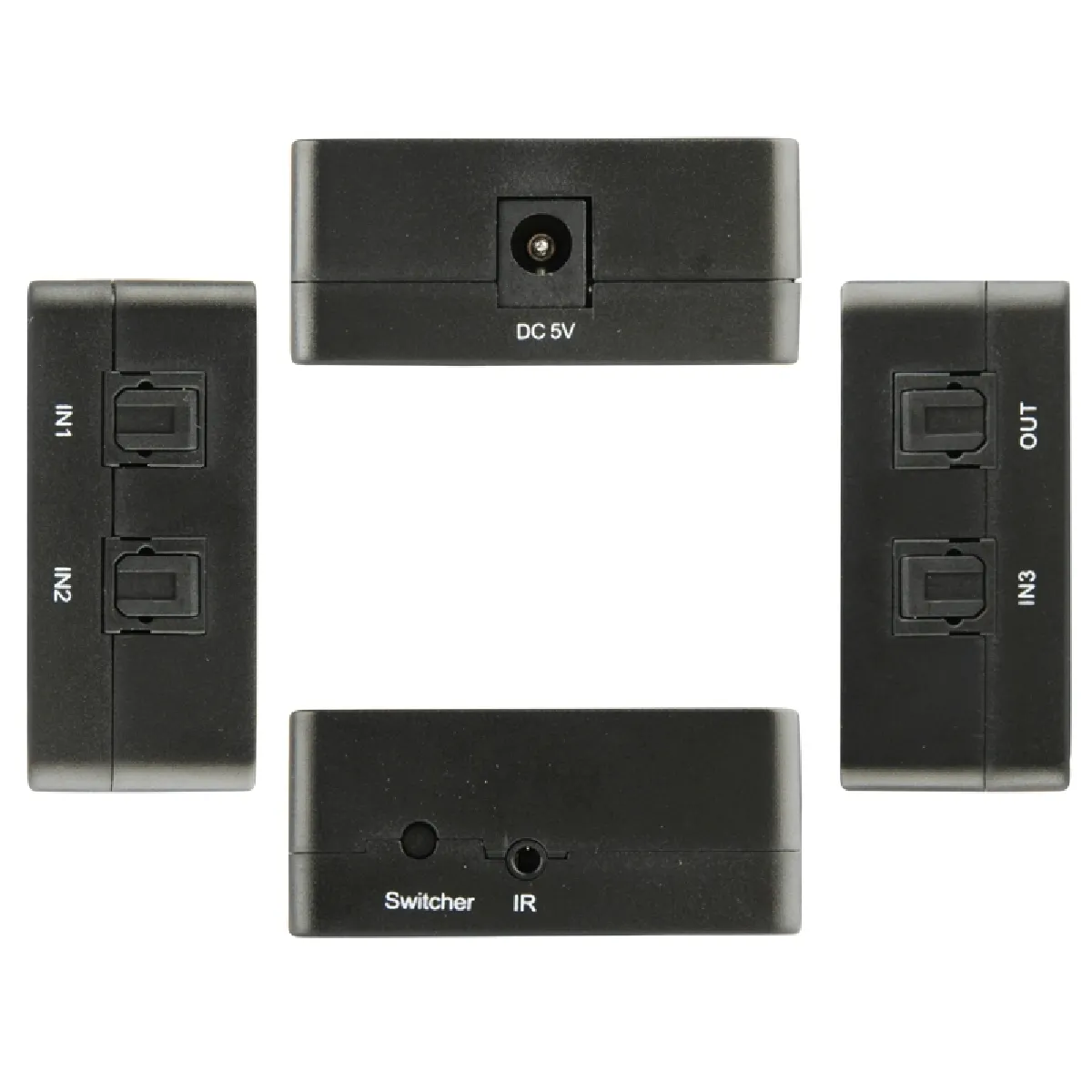 Wewoo Switcher Audio SPDIF Optique Numérique