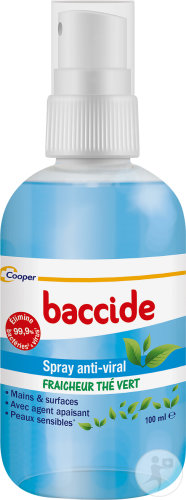 Baccide Spray Anti Viral Fraîcheur Thé Vert 100ml