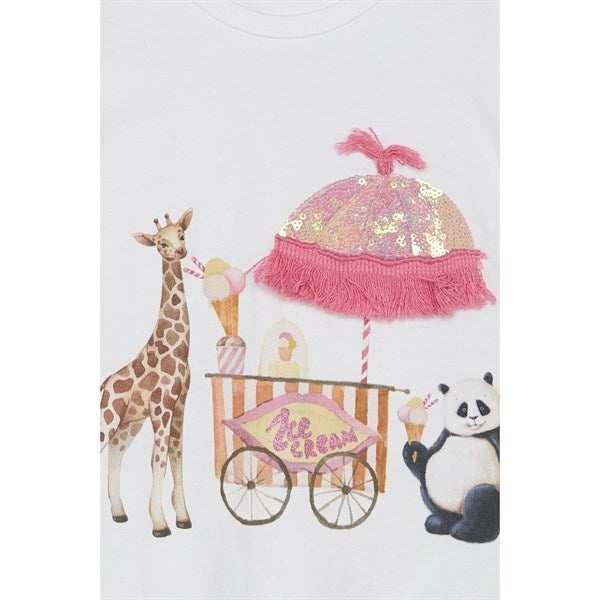 Køb Hust & Claire Mini White Ayla T-shirt