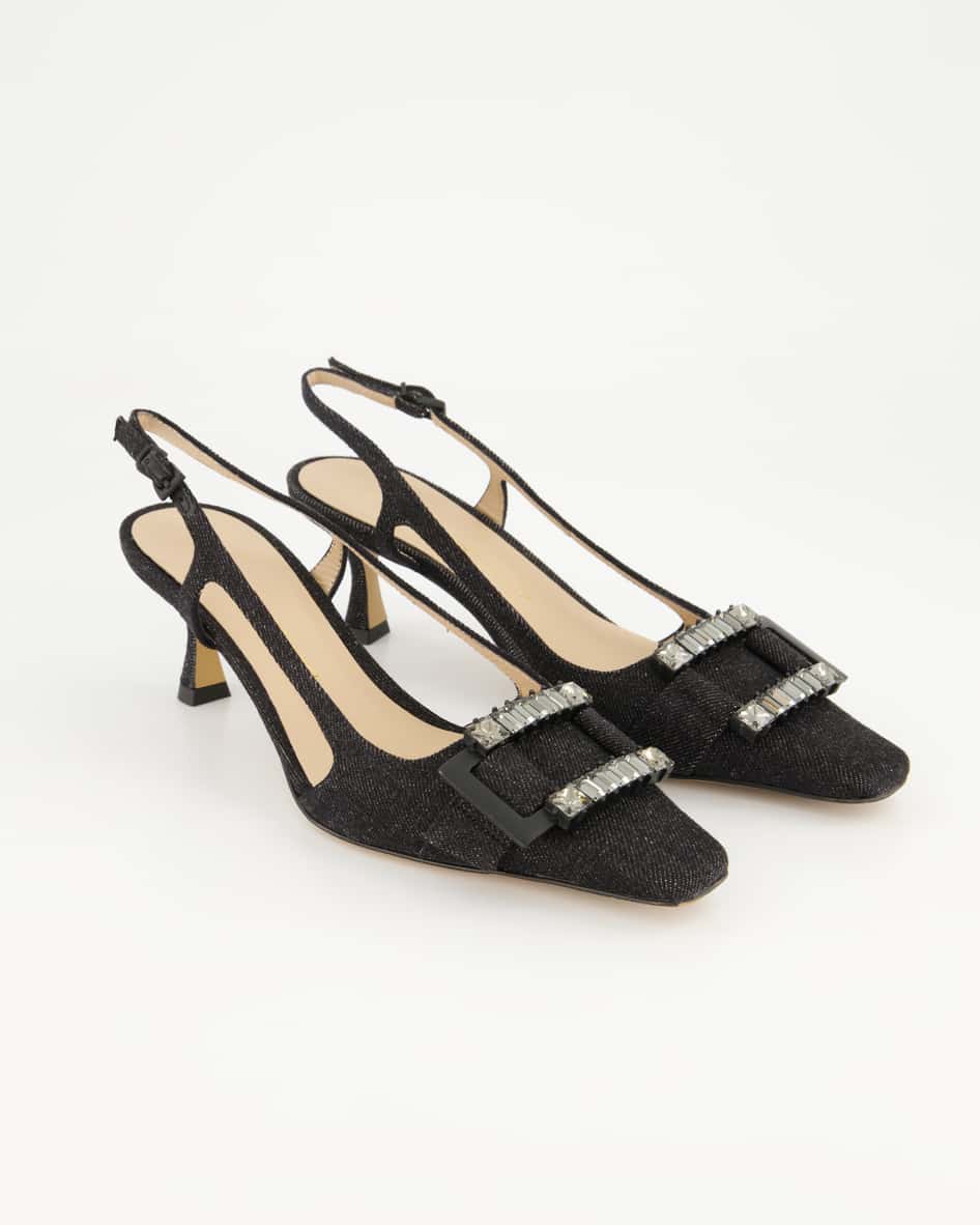 Konstantin Starke Atena Slingpumps in Schwarz