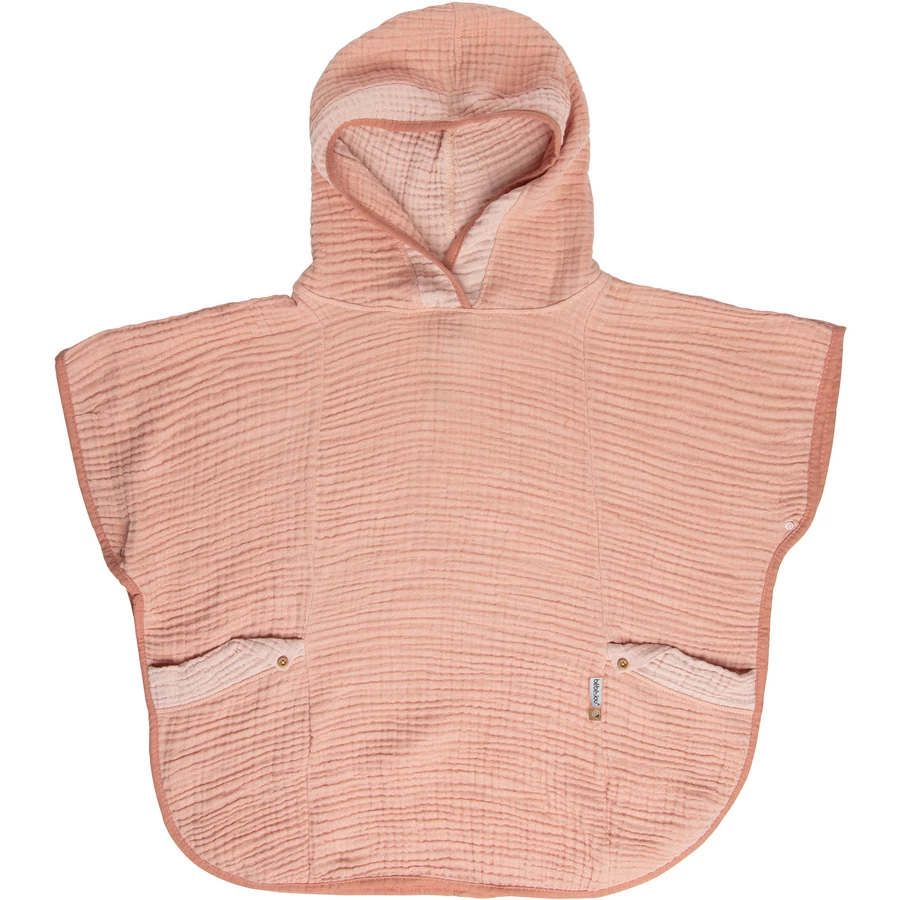 bébé jou® Badeponcho Pure Cotton Pink