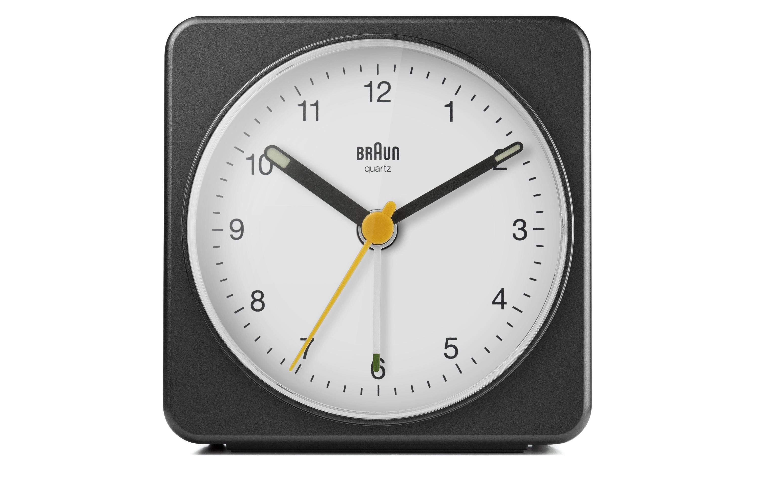 Klassischer Wecker BC03 Weiss/SchwarzWecker