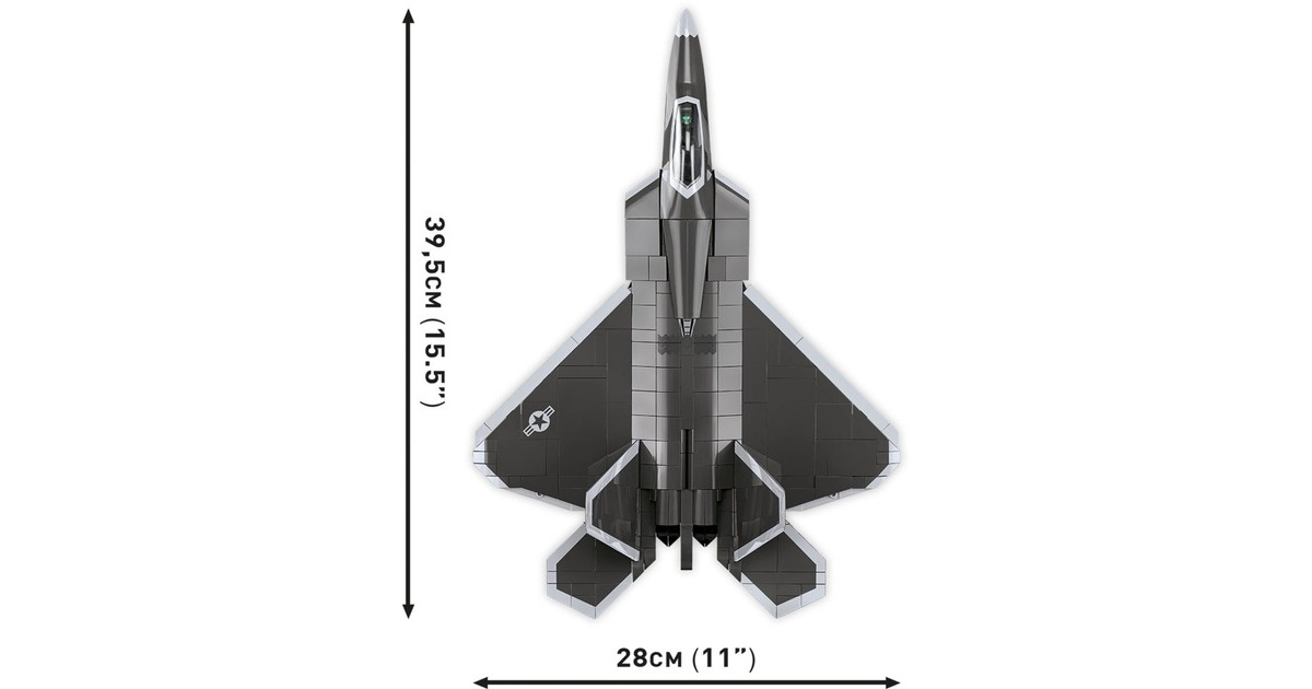 COBIArmed Forces - Lockheed F-22 Raptor Constructiespeelgoed  (Schaal 1:48)