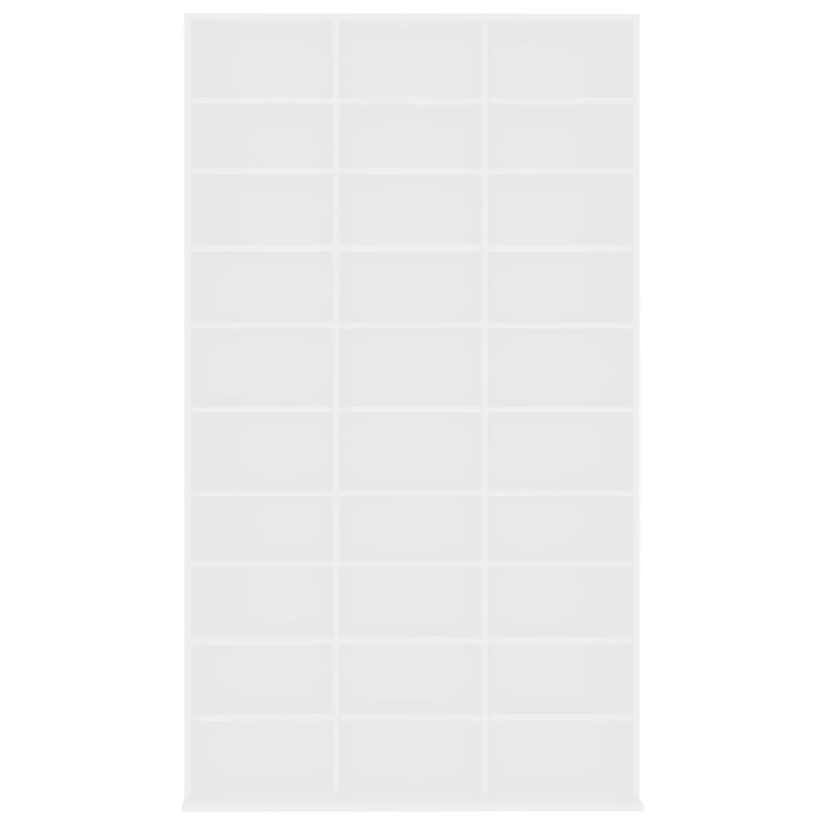 vidaxl Armoire à CD - Blanc