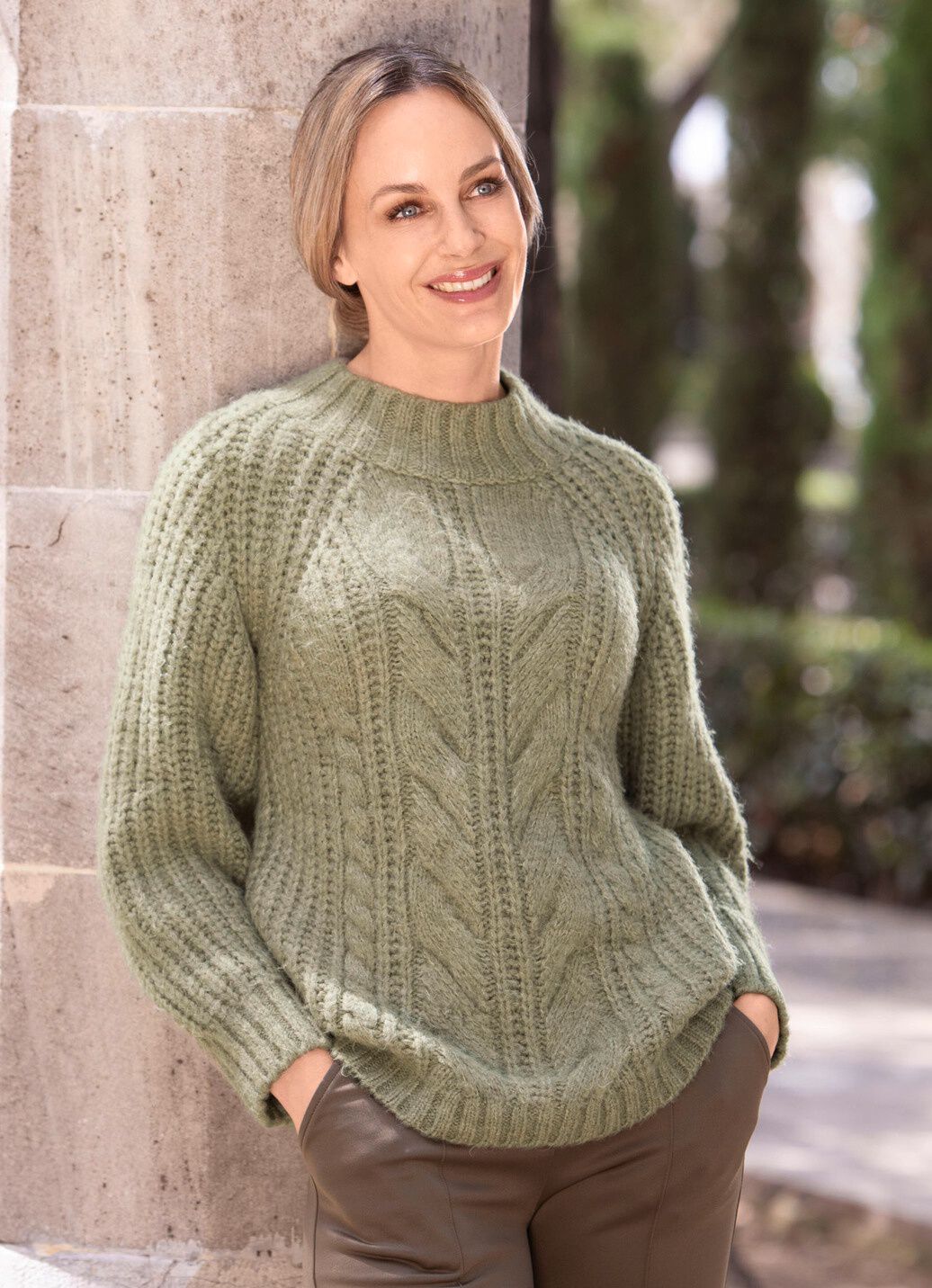 Pullover in flauschig weichem Grobstrick