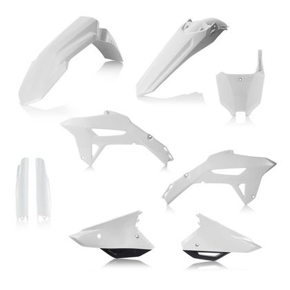 Kit plastiques Acerbis Full couleur blanc/noir