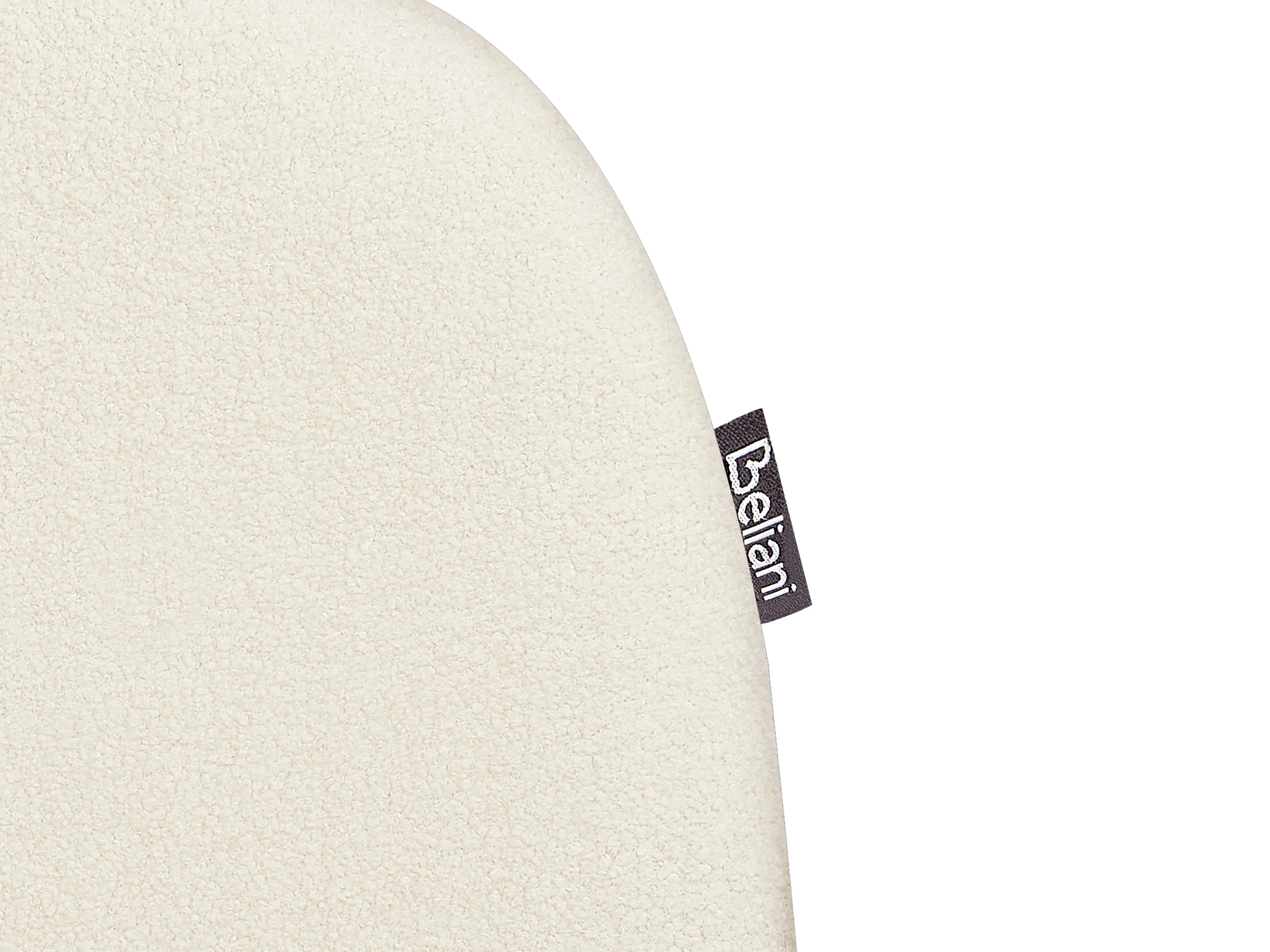 Waterbed Bouclé ROISEL 180 x 200 cm Lichtbeige