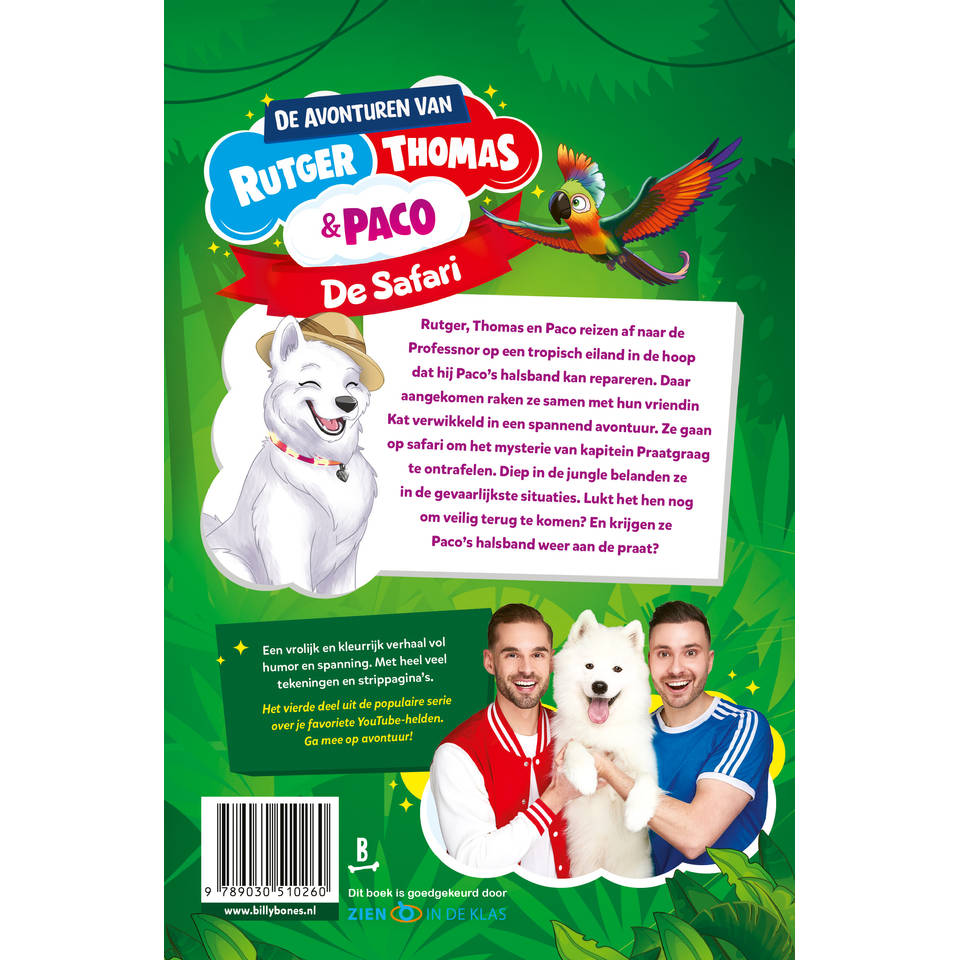 De avonturen van Rutger, Thomas & Paco - De safari