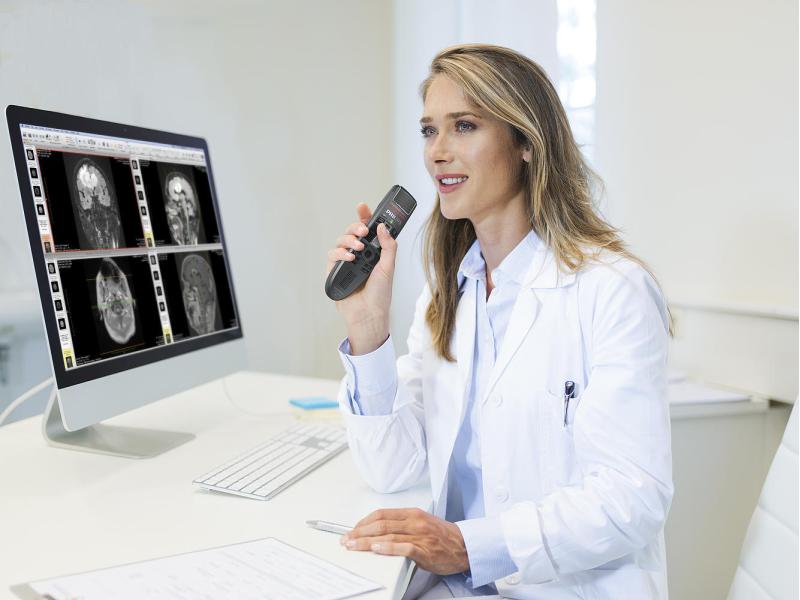 Philips Diktiermikrofon SpeechMike Premium Air SMP4010 Stationäres Diktieren wird mobil