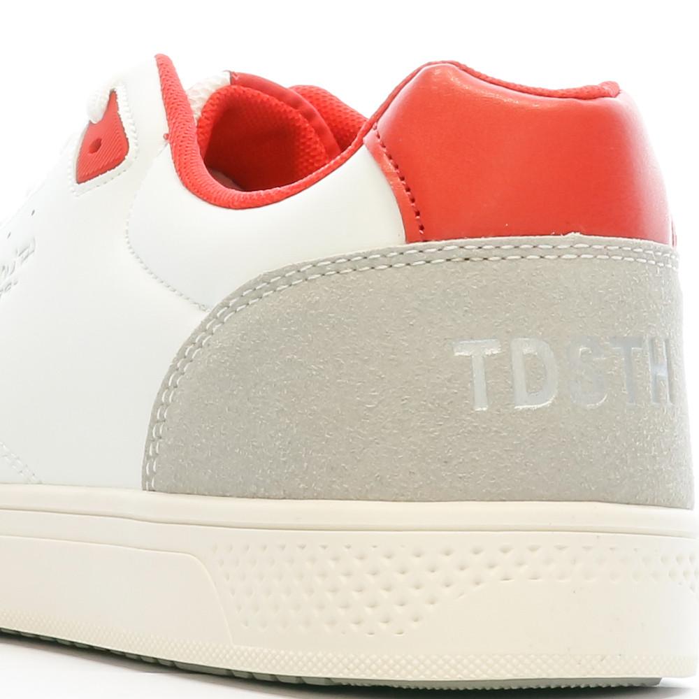 Teddy Smith Baskets Blanches/Rouge Homme Teddy Smith 1642